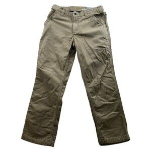 Carhartt Men Cargo Work Pants Size 33x30 Relaxed Fit Rugged Workwear Utility Tan